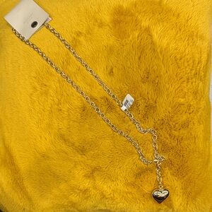 Gold Heart Pendant Necklace